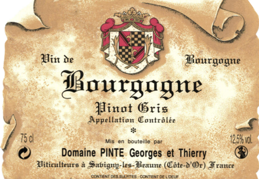 Bourgogne Pinot Gris